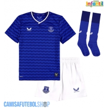 Camisa de time de futebol Everton Iliman Ndiaye #10 Replicas 1º Equipamento Infantil 2025-26 Manga Curta (+ Calças curtas)